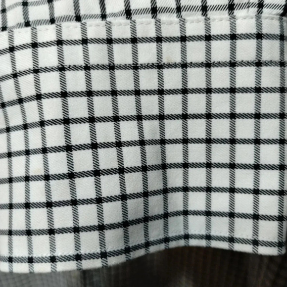Peter Millar Black White Windowpane WSU Shockers Button Down‎ Shirt size Large - Picture 3 of 5